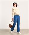 Brax pull-on wide leg jeans Maine