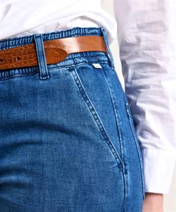 Brax pull-on wide leg jeans Maine