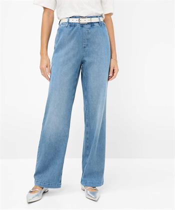 Brax pull-on wide leg jeans Maine