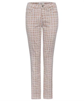 Brax skinny broek Shakira ruitprint