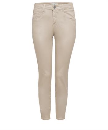 Brax skinny coated broek Shakira Metallic