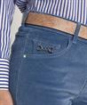 Brax slim fit velvet broek Shakira