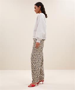 By-Bar barrel jeans panterprint Lew
