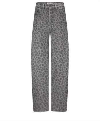 By-Bar barrel leg jeans Lew Grey Cheetah