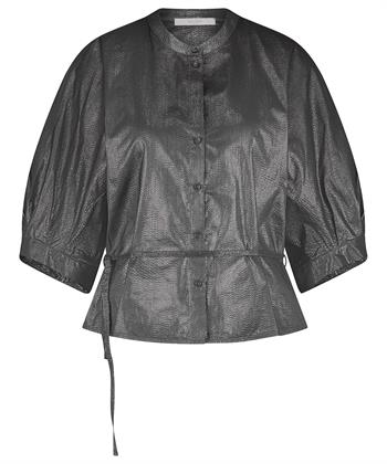 By-Bar blouse ballonmouw metallic Christi