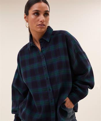 By-Bar blouse grote ruiten flanel Jada Check