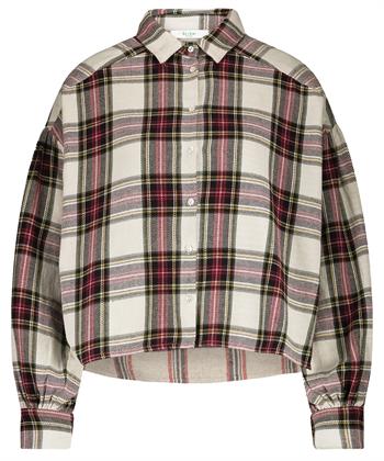 By-Bar blouse grote ruiten Sarah Short Check