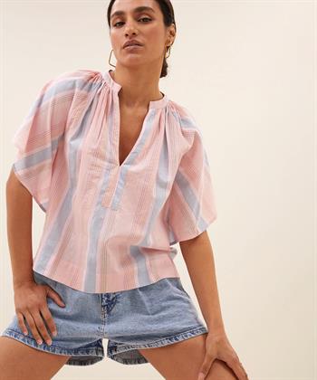 By-Bar blouse lurex streep Vina
