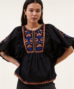 By-Bar blouse met borduursel Gabie