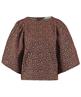 By-Bar blouse pofmouw pantermotief Zasu