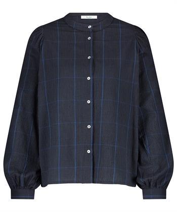 By-Bar blouse ruiten met pofmouw Rikki Check