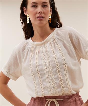 By-Bar broderie blouse Agnes