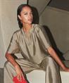 By-Bar glanzende blouse Blake Gloss
