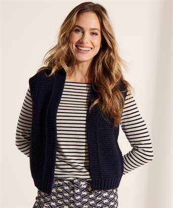 By-Bar grofgebreid gilet Ole
