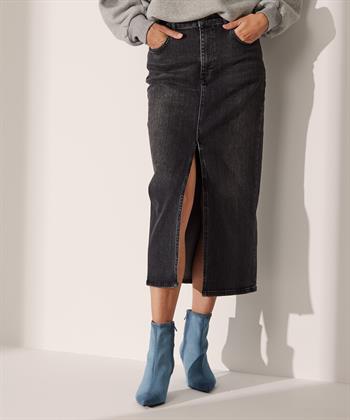 By-Bar jeans rok met split Sue