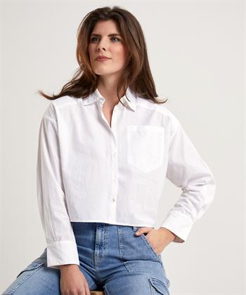 By-Bar korte poplin blouse Florien