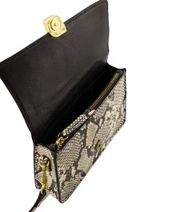 By-Bar leren slangenprint tasje Loua