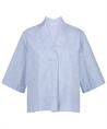 By-Bar linnenmix blouse pinstripe Owen