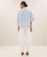 By-Bar linnenmix blouse pinstripe Owen