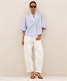 By-Bar linnenmix blouse pinstripe Owen