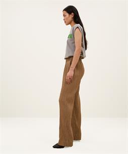 By-Bar lurex wide leg broek Amie