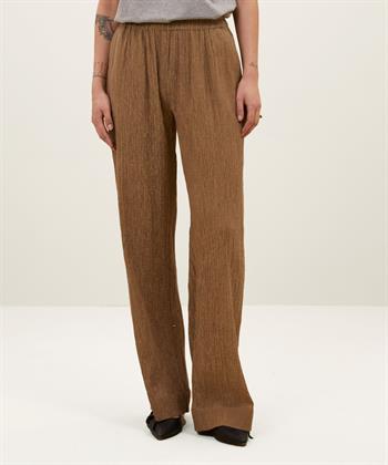 By-Bar lurex wide leg broek Amie