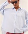 By-Bar oversized blouse Flo Chambray