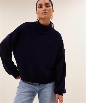 By-Bar oversized wollen coltrui Sammie Pul