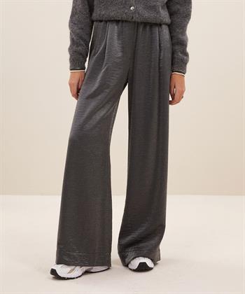 By-Bar pull-on wide leg broek Benji Metallic