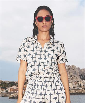 By-Bar silky blouse print Karly Square