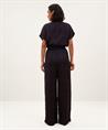 By-Bar silky wide leg broek ruit Benji