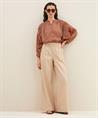 By-Bar wide leg broek lurex strepen Randy