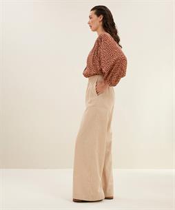 By-Bar wide leg broek lurex strepen Randy