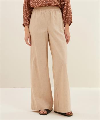 By-Bar wide leg broek lurex strepen Randy