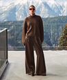 By-Bar wide leg broek metallic Benji