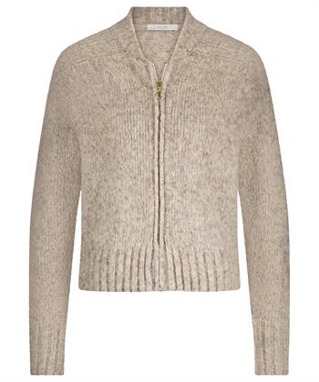 By-Bar wolmix vest met rittssluiting Jonas Zip