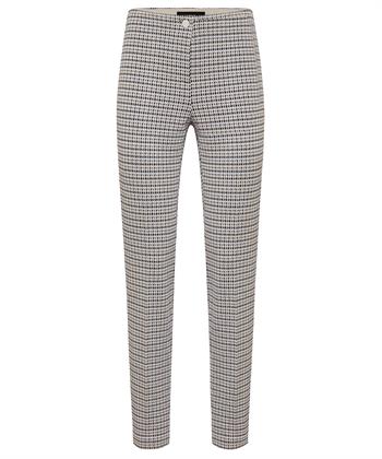 Cambio cropped broek micro pied-de-poule Ros