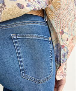 Cambio cropped flare jeans Francesca