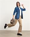 Cambio cropped flared broek logo Francoise