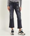 Cambio cropped flared jeans strass Francesca