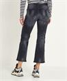 Cambio cropped flared jeans strass Francesca