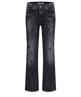 Cambio cropped flared jeans strass Francesca