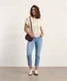 Cambio cropped jeans crochet detail Piper