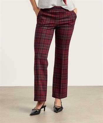 Cambio cropped pull-on broek ruit Francoise