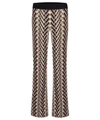 Cambio flared broek grafisch Flower