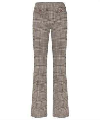 Cambio flared broek ruitmotief lurex Francis