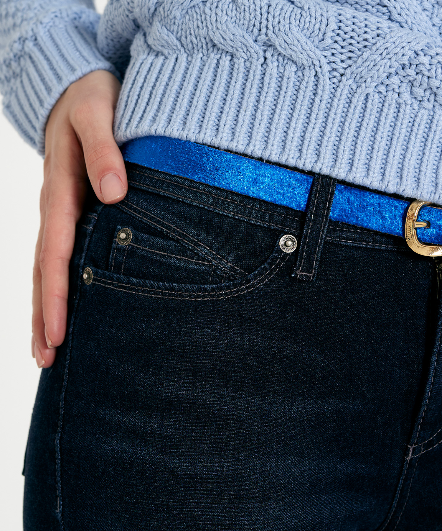 Ruimteschip subtiel Metalen lijn Cambio jeans Parla dark denim | BeOne