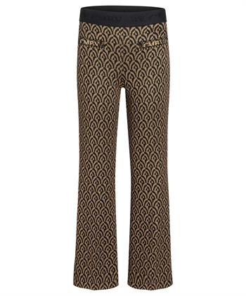 Cambio kick flare broek jacquard lurex Faith