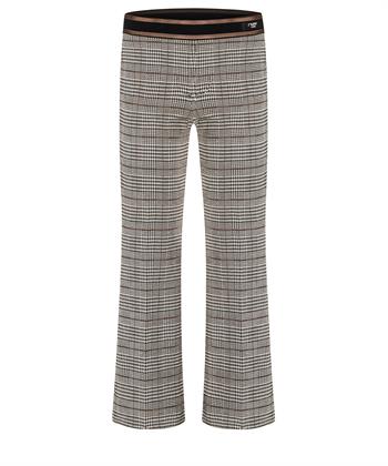 Cambio kick flare broek ruit Francoise