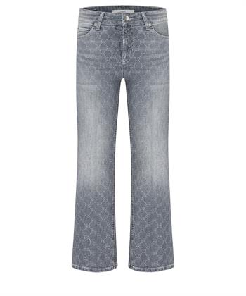 Cambio kick flare jeans kettingprint Paris
